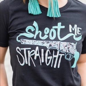 CRAZY TRAIN SHOOT ME STRAIGHT T-SHIRT**HOW TRUE**